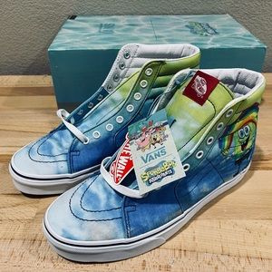 Men’s 9.5 Vans X SpongeBob Sk8-Hi Imagination Limited-Edition 2021  Women’s 11